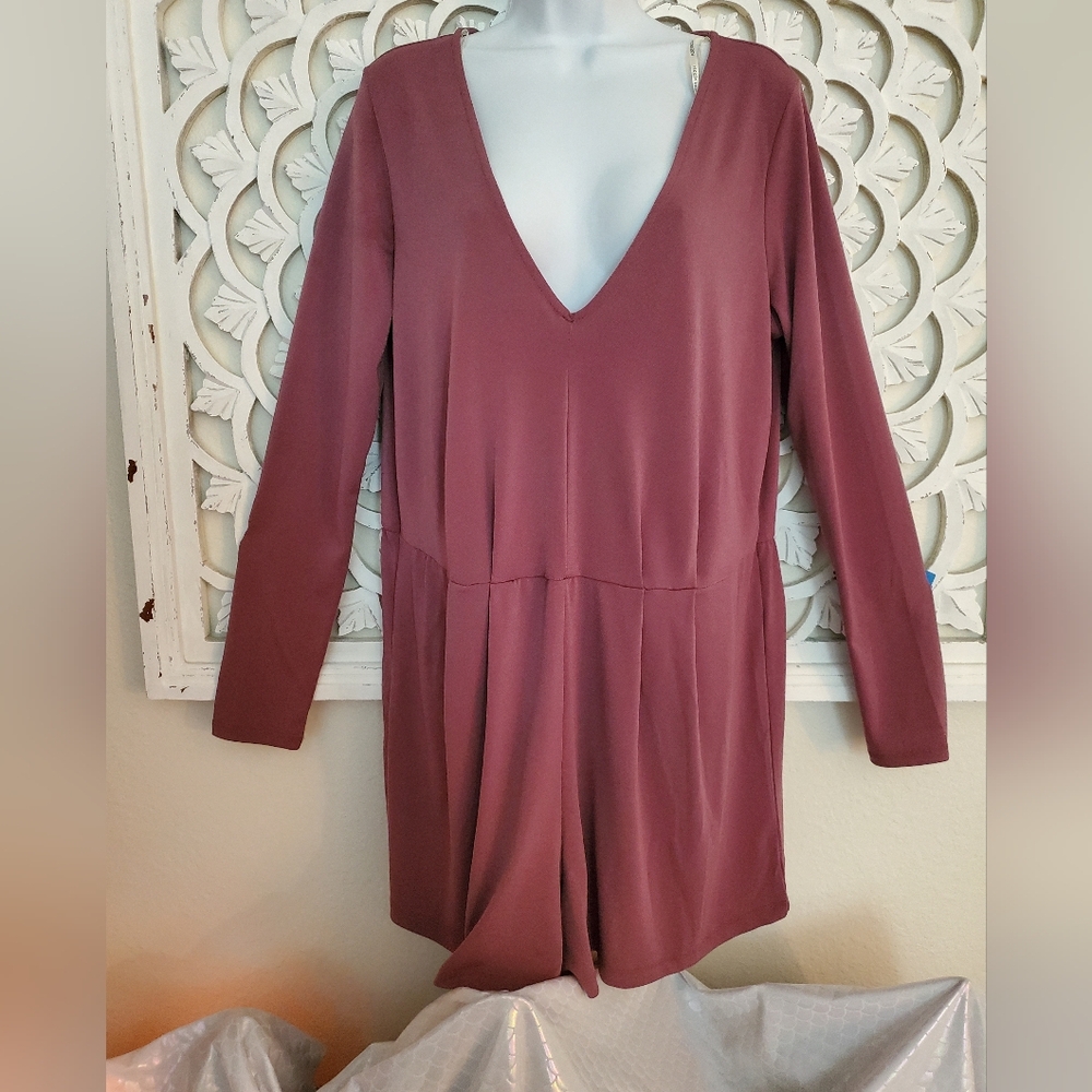Forever 21+ Romper or Jumpsuit in Mauve Size 1X